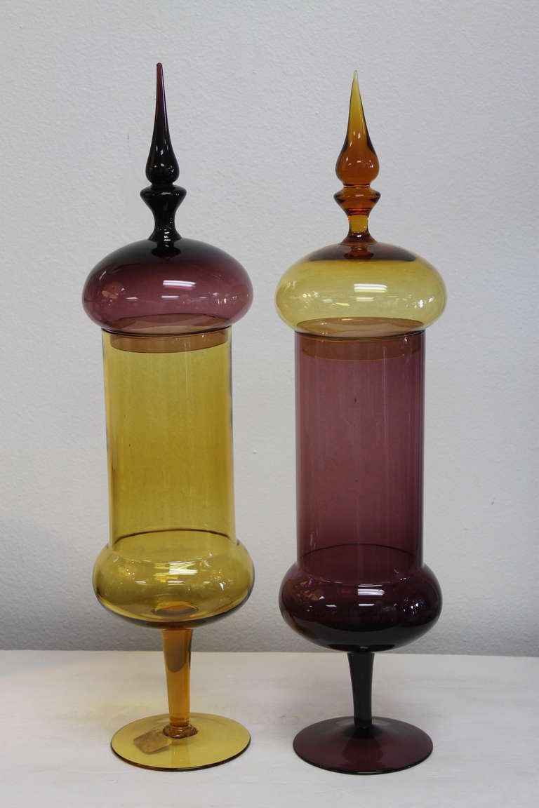 Italian Apothecary Jars by Gio Ponti for Venini