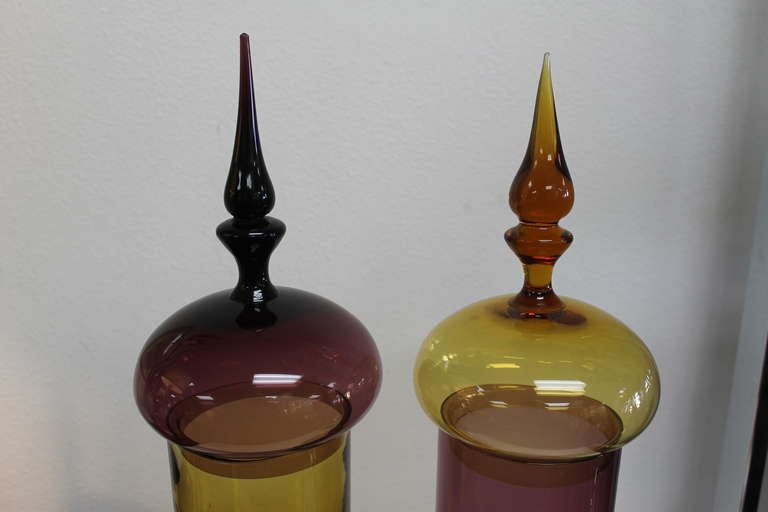 Mid-20th Century Apothecary Jars by Gio Ponti for Venini