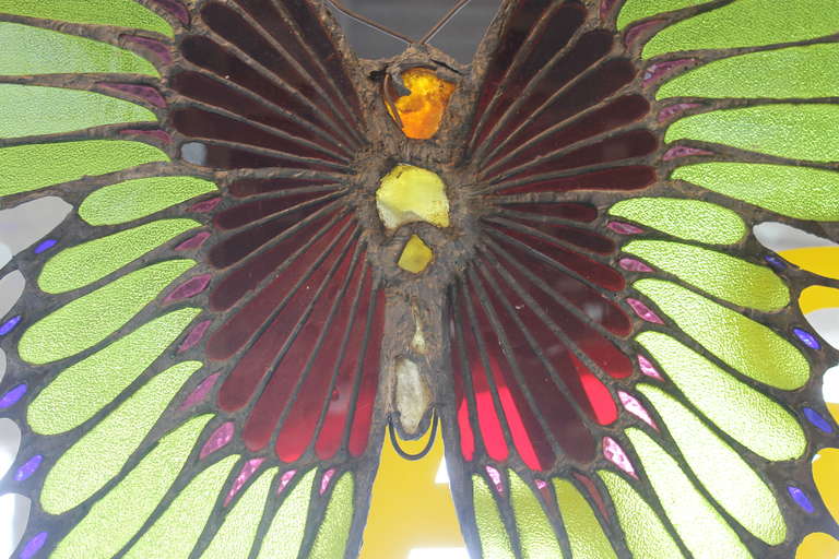 Stained Glass Butterfly, manner of Tiffany 3