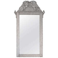 Moroccan Bone and Mother of Pearl Inlay Mirror