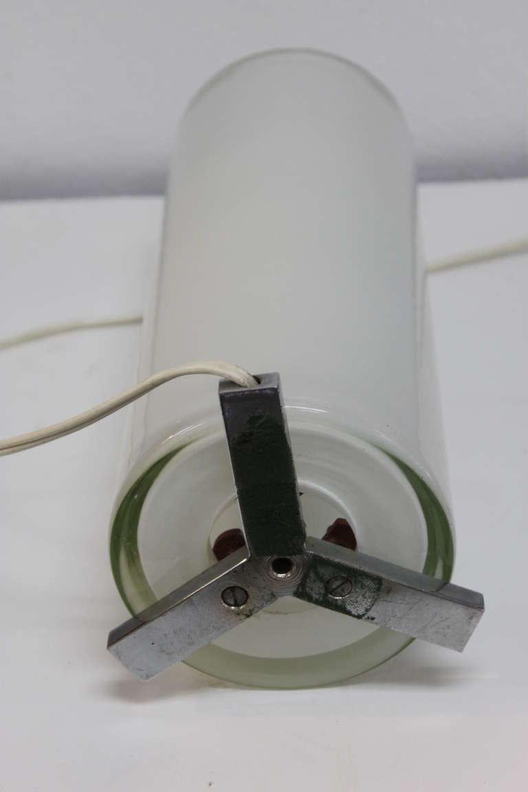 Cylinder Glass Table Lamp