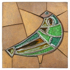 Raul Coronel Ceramic Tile Bird