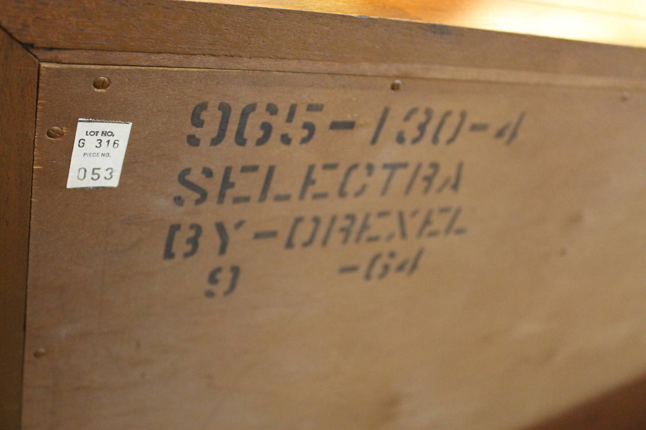 Vintage Drexel Selectra Walnut Credenza 3
