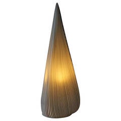 Murano Black and White Glass Table Lamp by Vetri, Italy