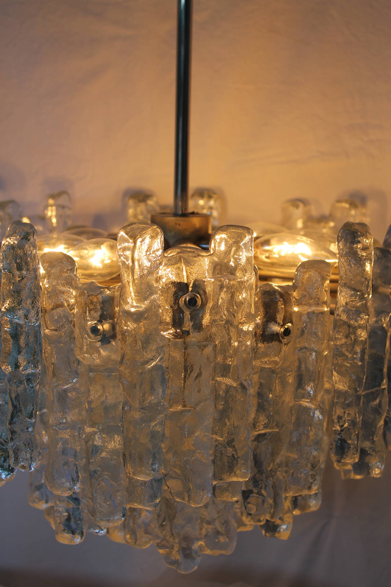 acrylic icicle chandelier