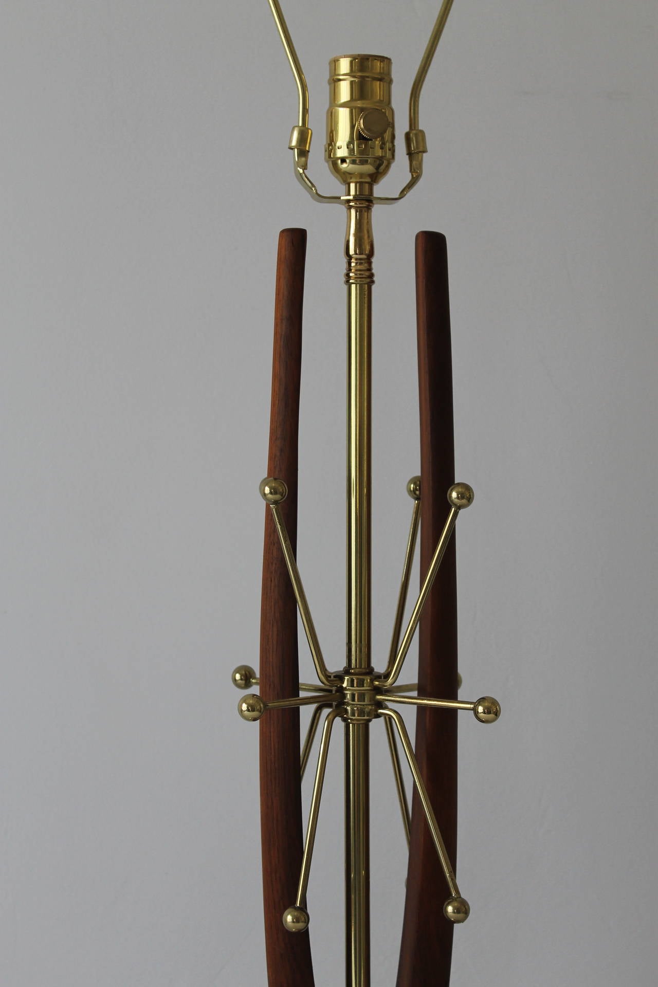 Mid-20th Century Starburst Lamp, in the manner of Paul McCobb