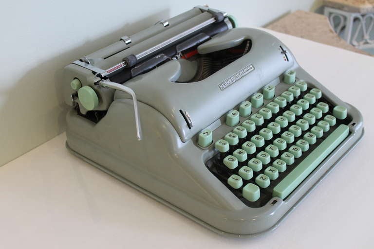 Hermes Portable Typewriter In Excellent Condition In Palm Springs, CA