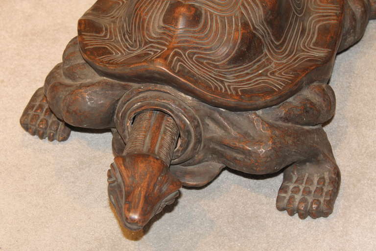Terracotta Terra Cotta Tortoise from Japan