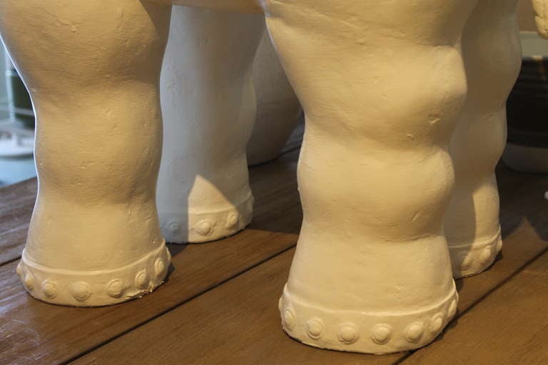 Cast Stone Botero Style Horse 2