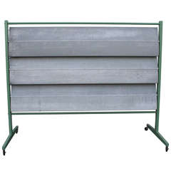 Aluminum Screen in the manner of Jean Prouve 1