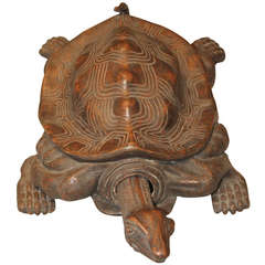 Terra Cotta Tortoise from Japan