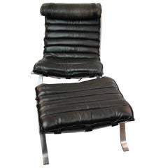 Arne Norell Chair 
Ottoman