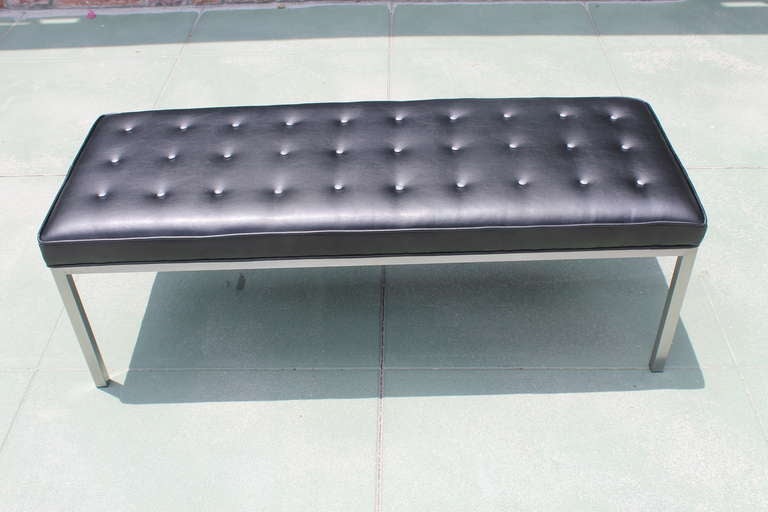 Bench in the manner of Florence Knoll