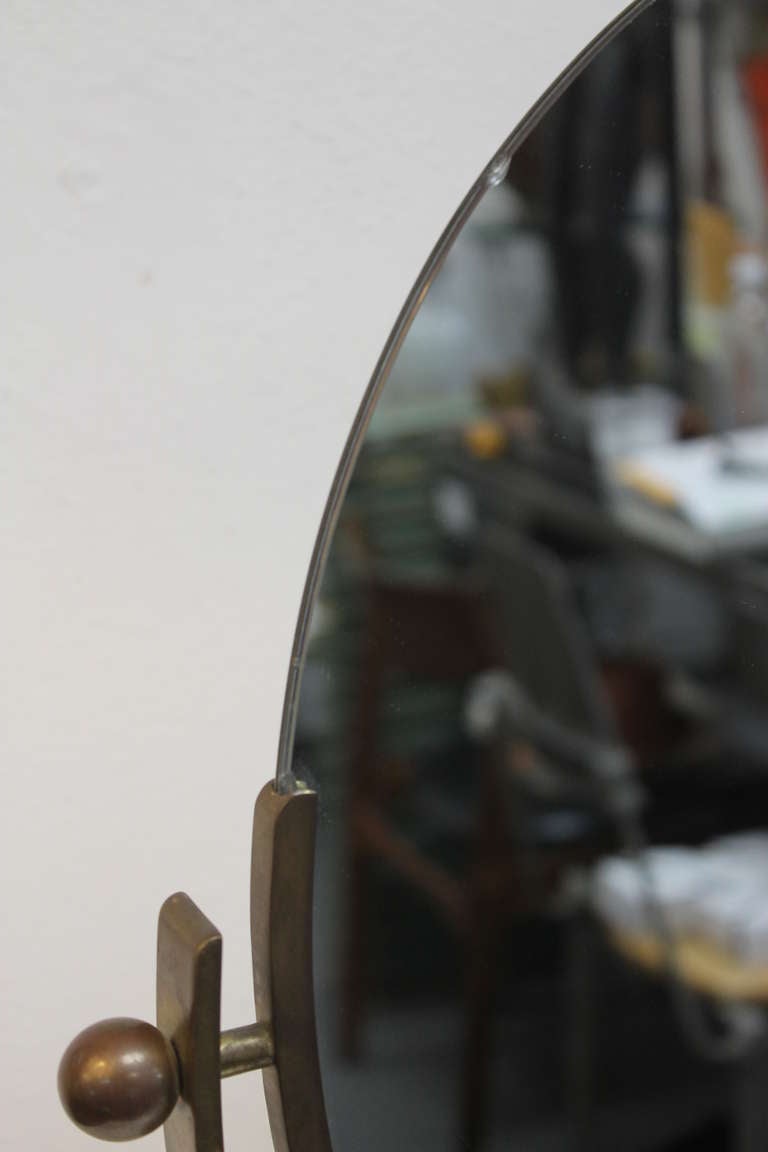 Brass Department Store Counter Mirror 4