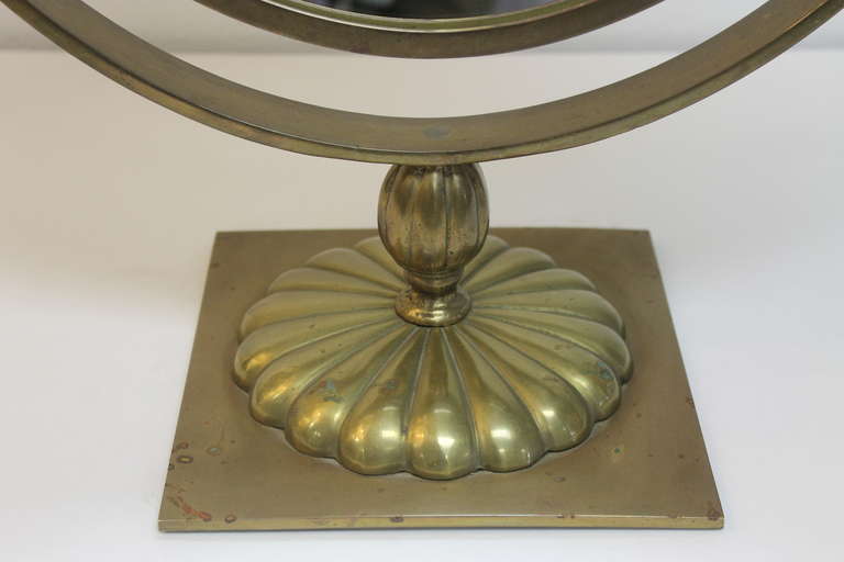 American Brass Department Store Counter Mirror