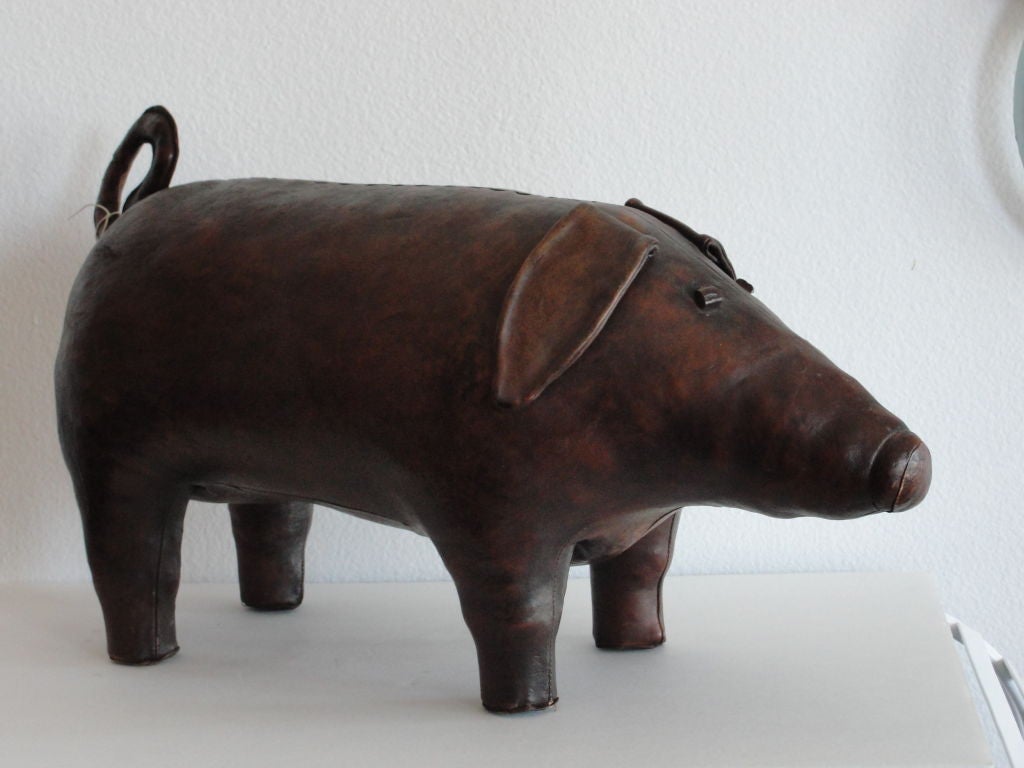 Abercrombie & Fitch Pig footstool