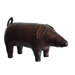 Abercrombie & Fitch Pig footstool