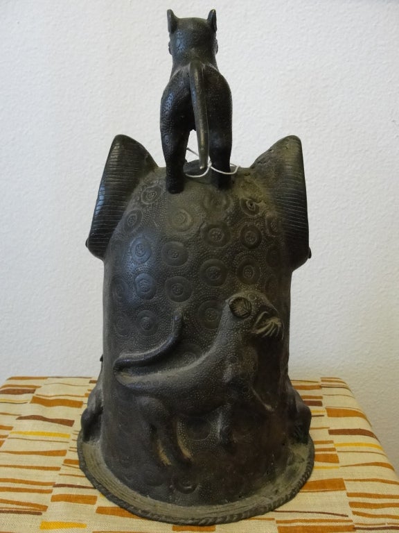Bronze Benin Empire Headdress 1