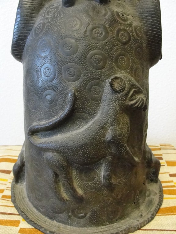 Bronze Benin Empire Headdress 2