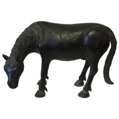 Antique Bronze Horse