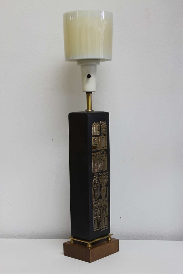 Briard Hyalyn Midas Lamp at 1stDibs