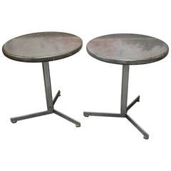 Hans Eichenberger "Alpha" Tables with Marble Tops