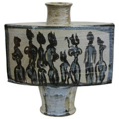 Vintage Monumental Ceramic Vessel by Eric Norstad