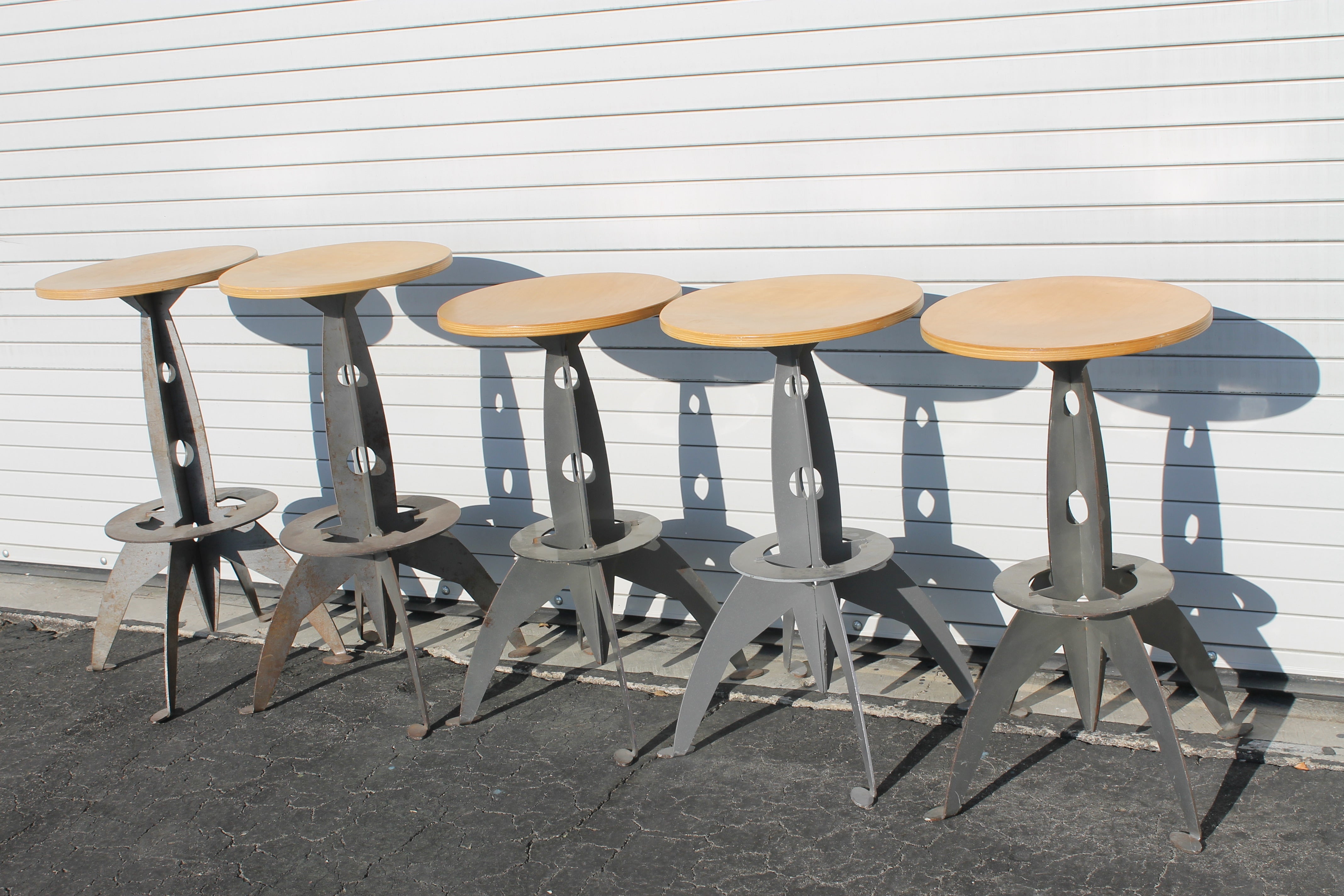 Steampunk Rocket Barstools