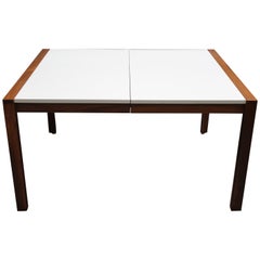 Used Martin Borenstein Dining Table w/Two Leaves for Brown Saltman
