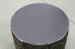 Small Adrian Pearsall Brutalist Drum/Side Table