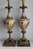 Stiffel Brass & Glass Lamps