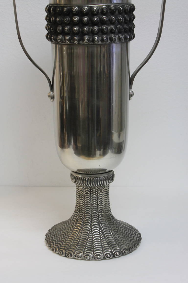 Danish Monumental Mid Century Scandinavian Chalice Vase