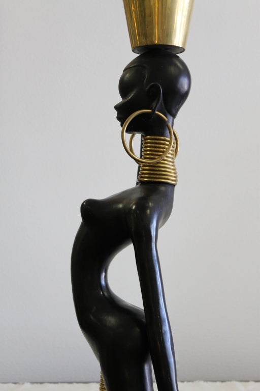Monumental African Woman Sculpture For Sale at 1stdibs