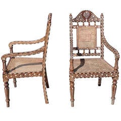 Moroccan Inlaid Chairs