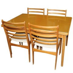 Vintage Danish Table 
Chairs