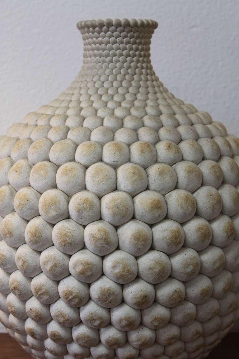 American Stoneware Vase, Godart, 1981
