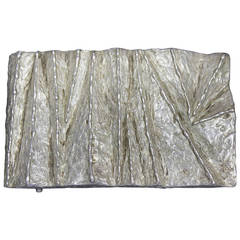 Sterling Silver Belt Buckle, style of Paul Evans