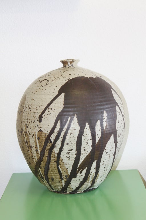 Robert C. Fritz (1920-1986) was an American ceramics and glass artist and professor at San Jose State University in California. As a major player in America’s mid-20th century studio glass movement.
