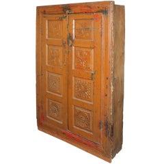 Antique New Mexico Wood Trastero / Cabinet