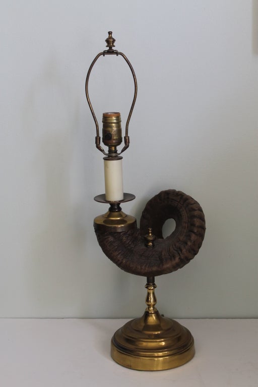 Frederick Cooper Horn Lamp