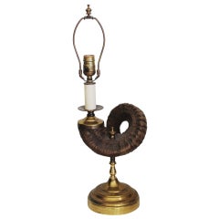Frederick Cooper Horn Lamp