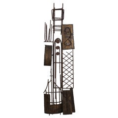 Brutalist Wall Sculpture