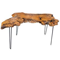 California Redwood Burl Table