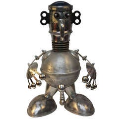 Vintage Robot Lamp by Jim Bauer