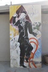 Painting signed Noam Chomsky