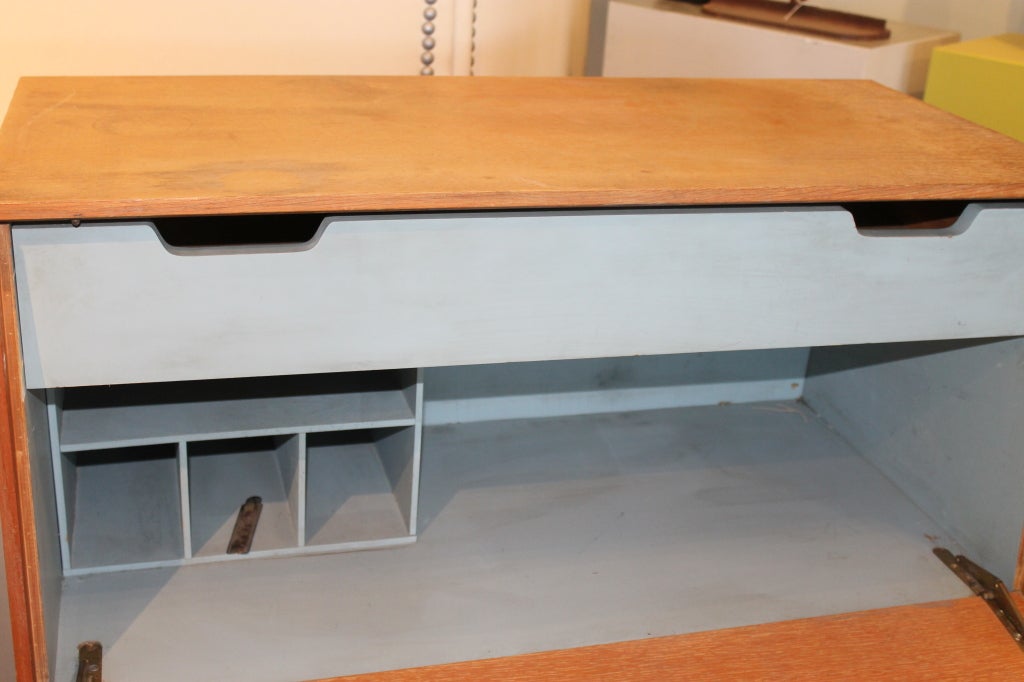 Mid-20th Century Raymond Loewy Drop Front Desk / Dresser for Mengel