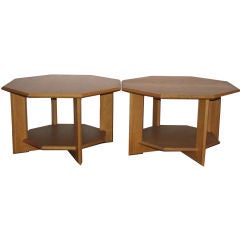 End Tables by Wesley Peters, (Apprentice to Frank Lloyd Wright)