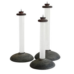 Seguso candlesticks for Karl Springer