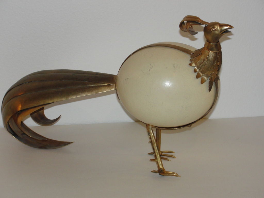 Italian Ostrich Egg Bird