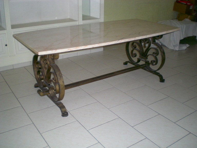 Large Art Deco Dining Room Table